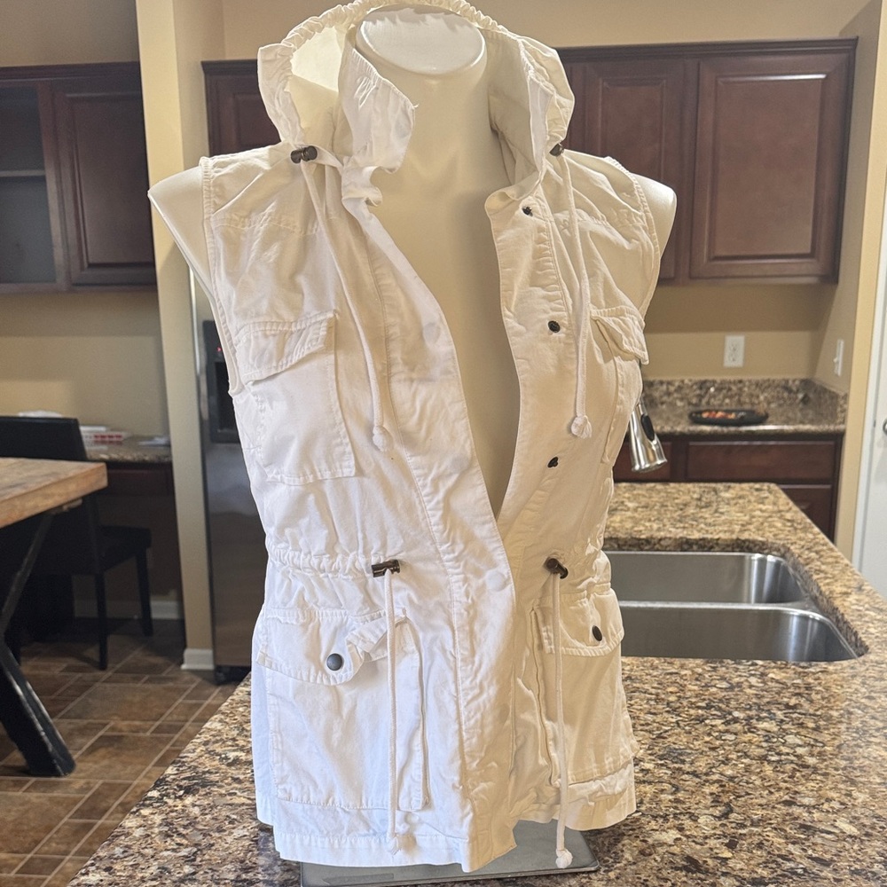 Love Tree Ivory Utility Jacket
